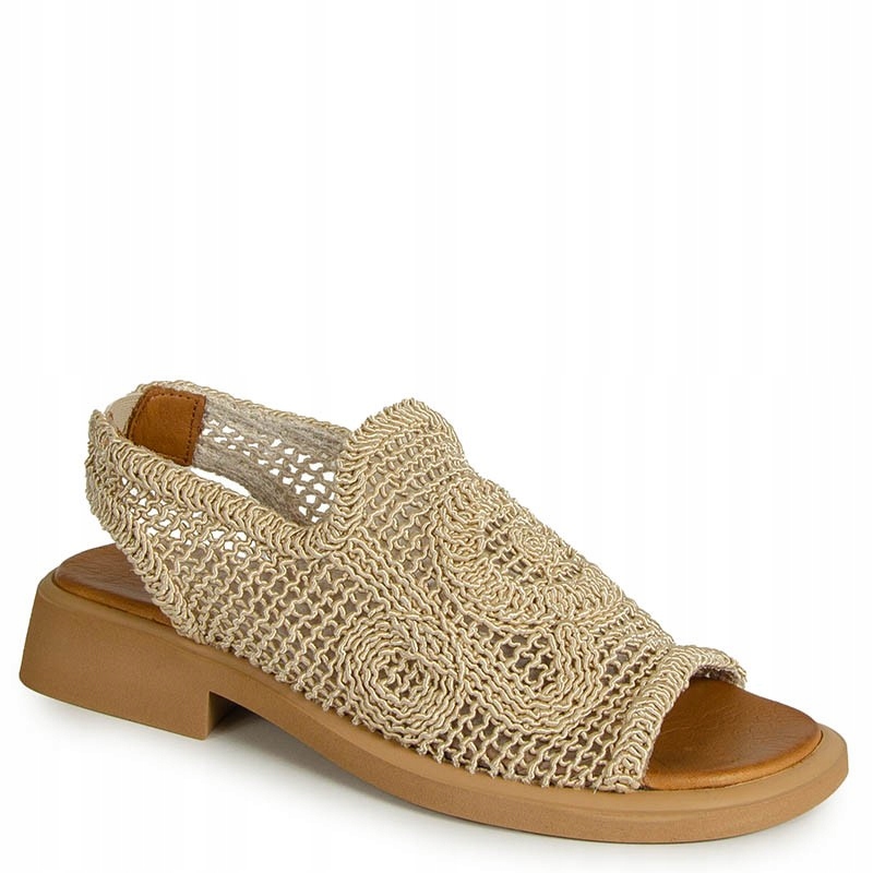 Boccato 755.1420 Béžové Pletené Sandály 40
