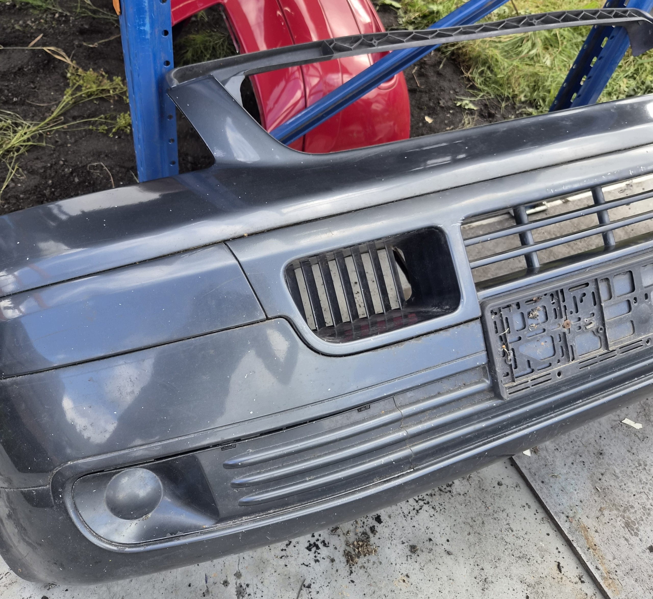 VW T5 Frontstoßstange vorne Caravelle Multivan grau LD7U