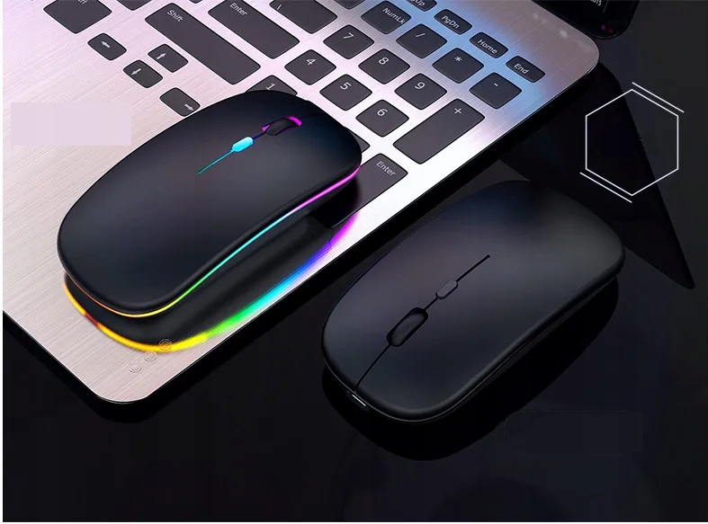 CICHA MYSZKA BEZPRZEWODOWA BT KOMPUTEROWA GAMINGOWA DO KOMPUTERA LAPTOPA TV Sensor optyczny