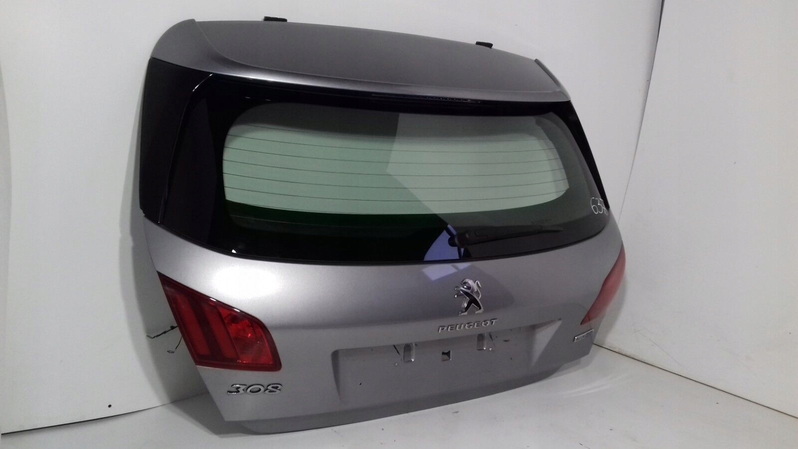 Peugeot 308 HB 2015r boot doors rear part srebrna (637)