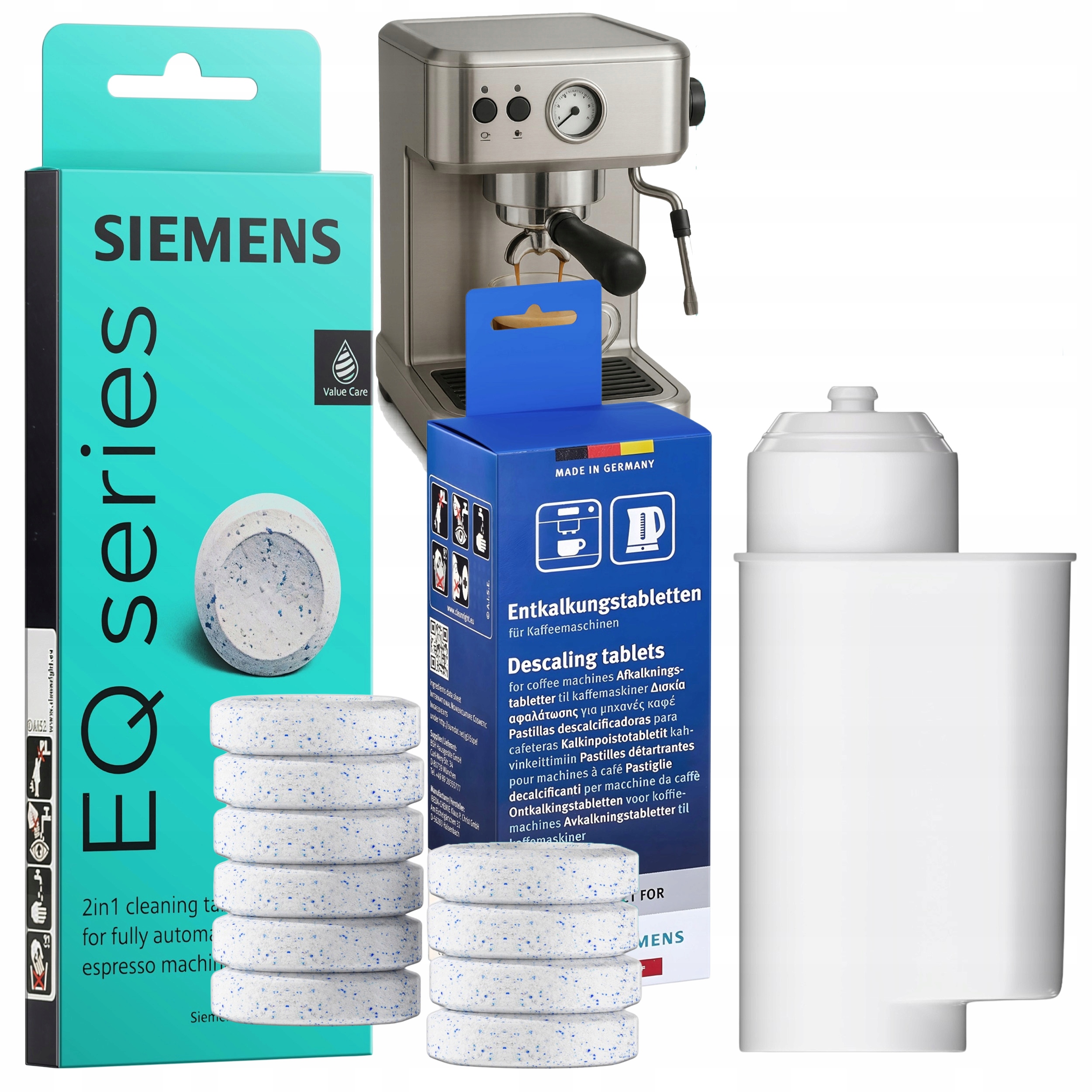 Sada Siemens/Bosch Care Čisticí tablety Odvápňovač Filtr