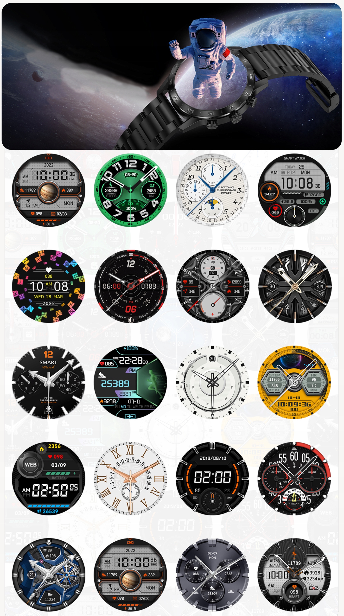 MĘSKI SMARTWATCH Z FUNKCJA ROZMOWY EKG CISNIENIE WODOODPORNY TRZY PASKI PL Kompatybilność systemowa Android iOS