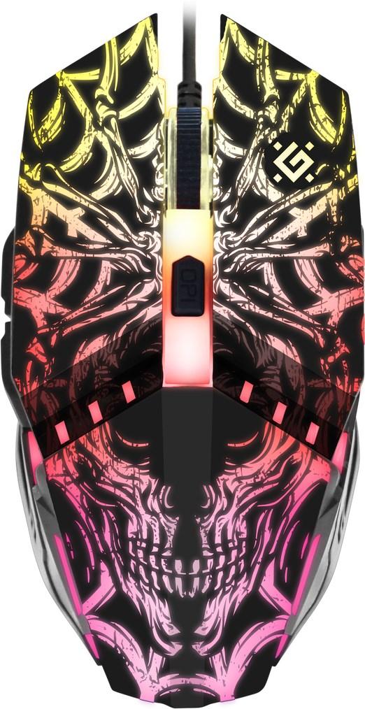 Defender Mysz Przewodowa Prototype GM-670L Optic 800/1200/1600/2400 Dpi 6P