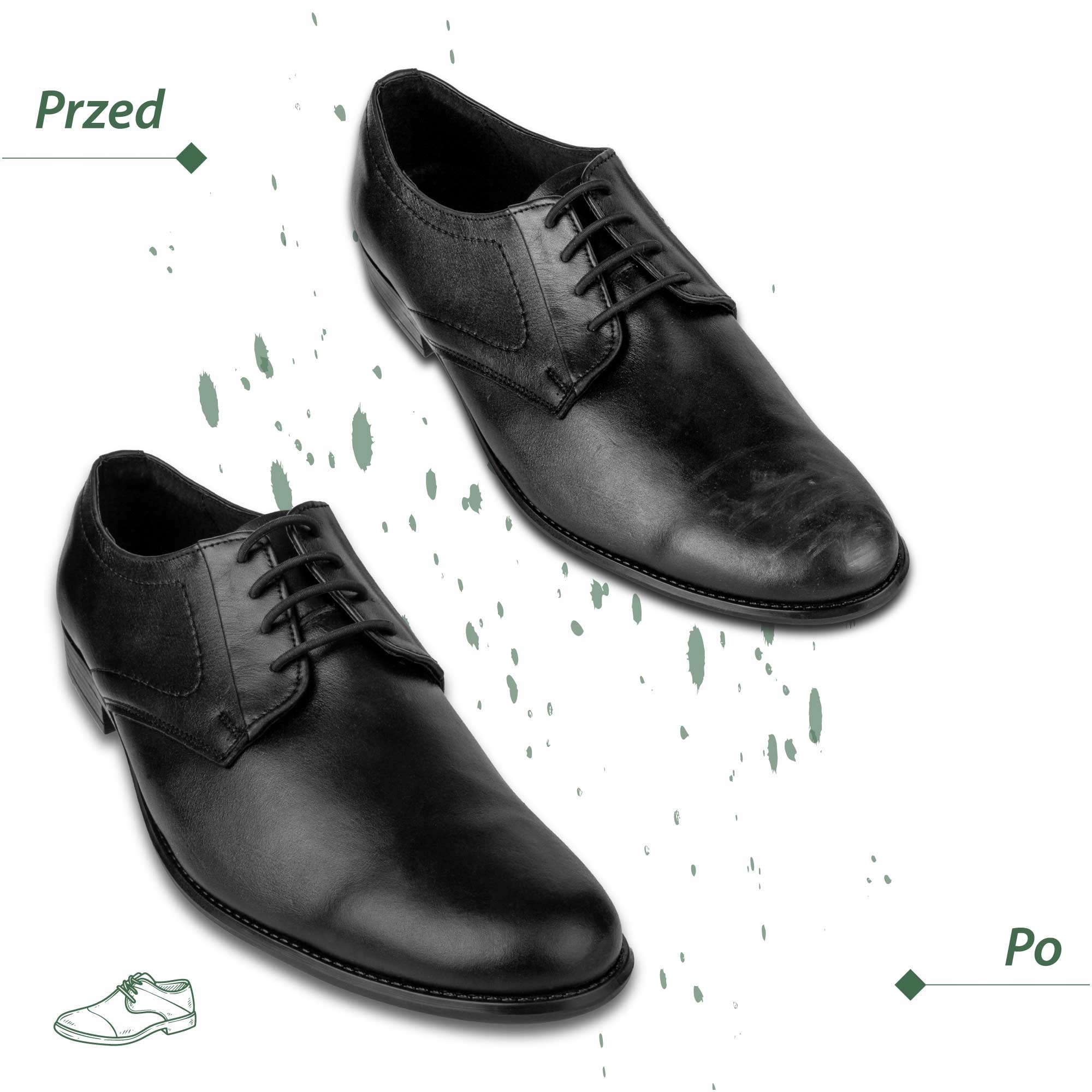 SZCZOTKI DO BUTÓW PASTY NA BAZIE WODY OCHRONA PIELĘGNACJA SKÓRY ZESTAW Model MD_3301