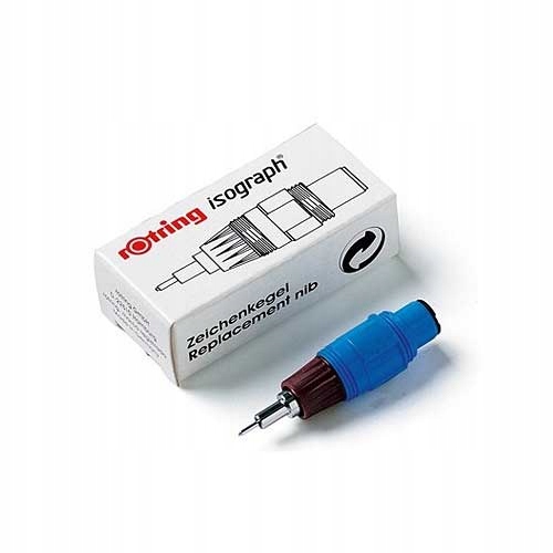 Przybory KREŚLARSKIE TUSZOGRAF KOŃCÓWKA precyzyjna 1.00 mm ROTRING ISOGRAF Marka Rotring