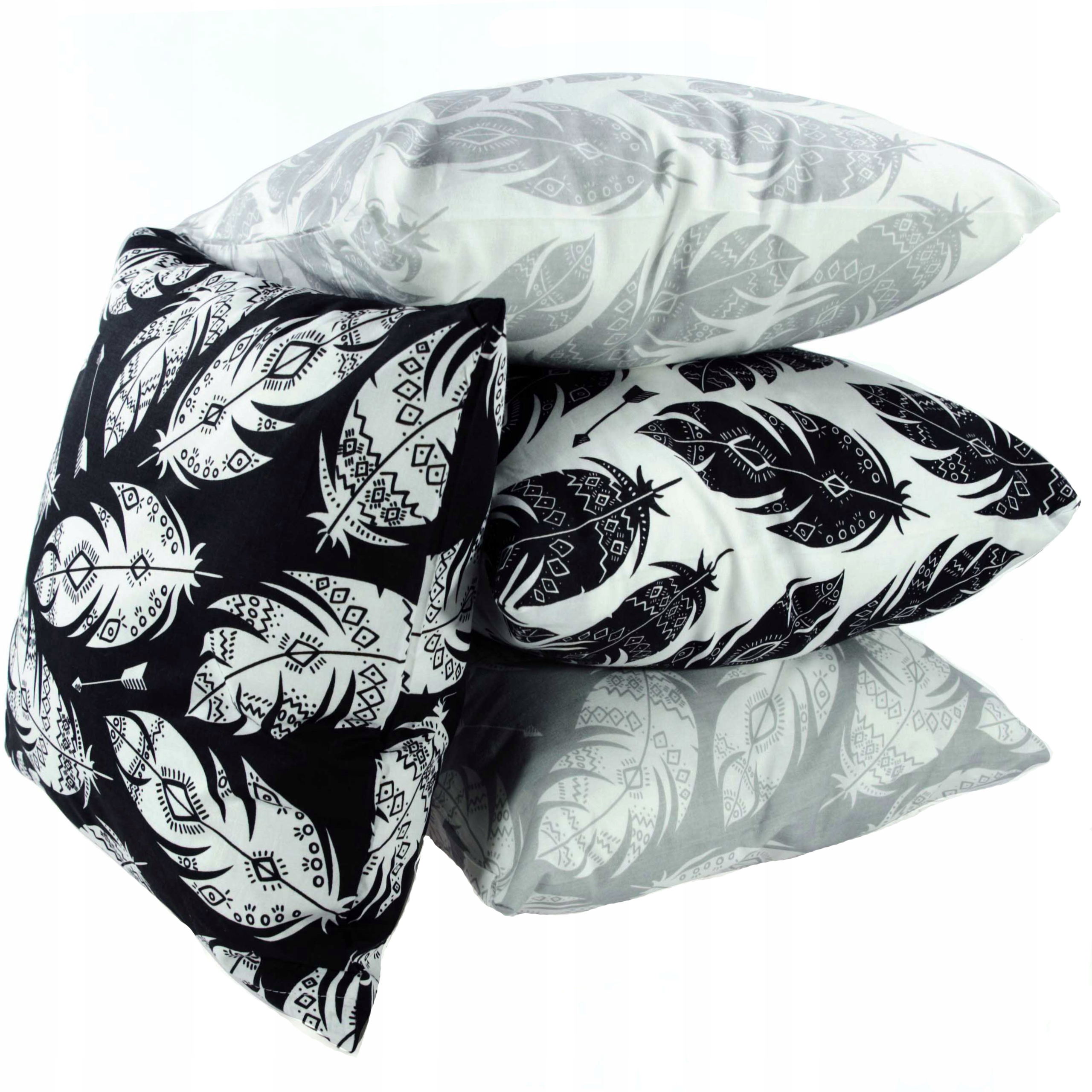 4x Poszewka na jaśka poduszkę 45x45 BAWEŁNA WZORY