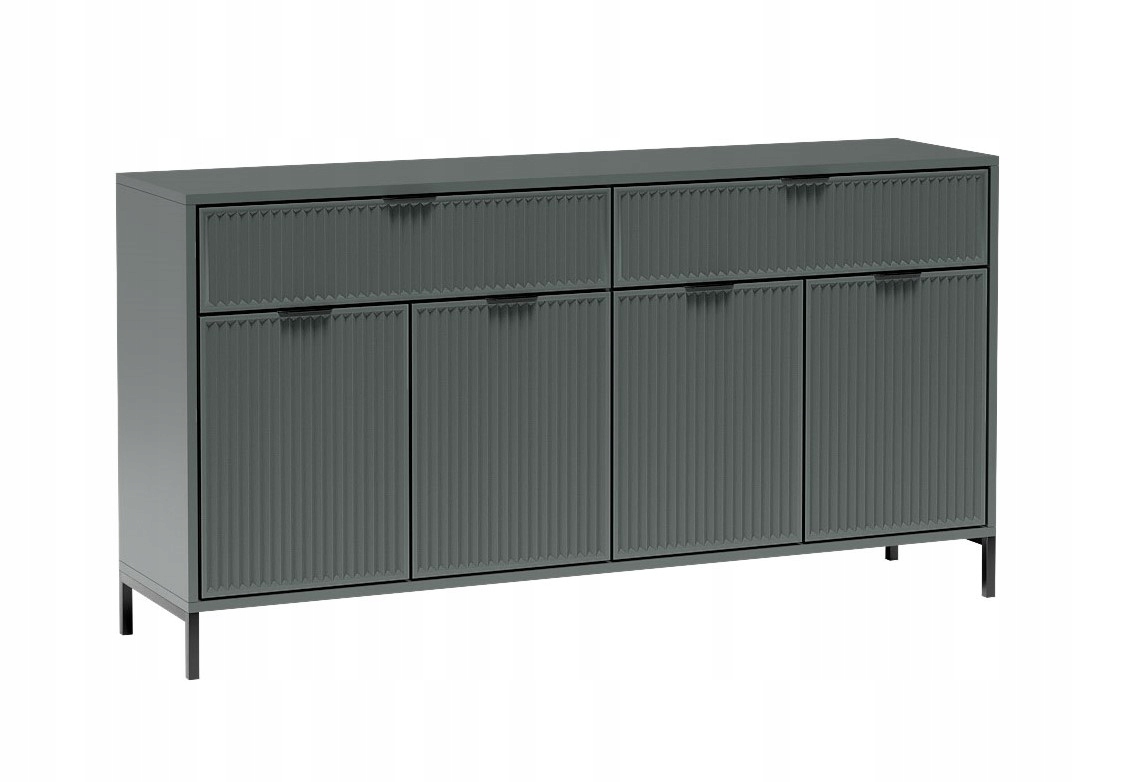 Stylová moderní velká komoda Malaga LS-1 do obývacího pokoje a ložnice na nožičkách