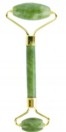 MASAŻER JADEITOWY DO TWARZY ZIELONY ROLLER WAŁEK