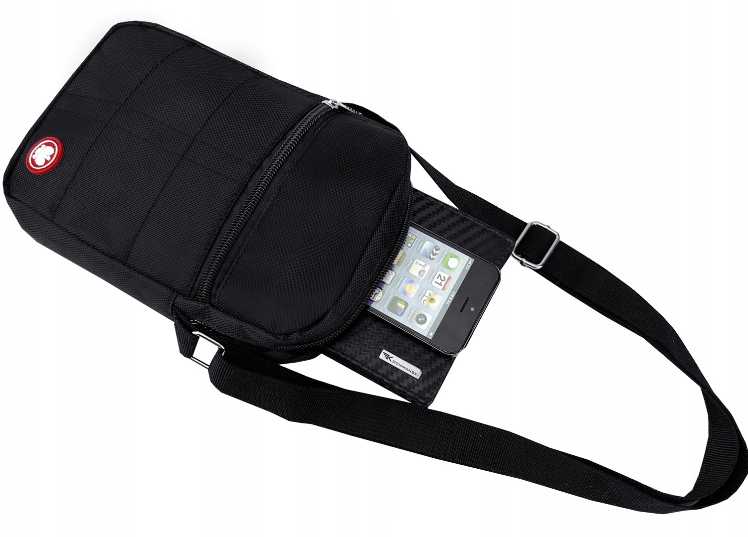 KOCHMANSKI torba męska listonoszka na ramię z codury wodoodporna mała Materiał dominujący codura