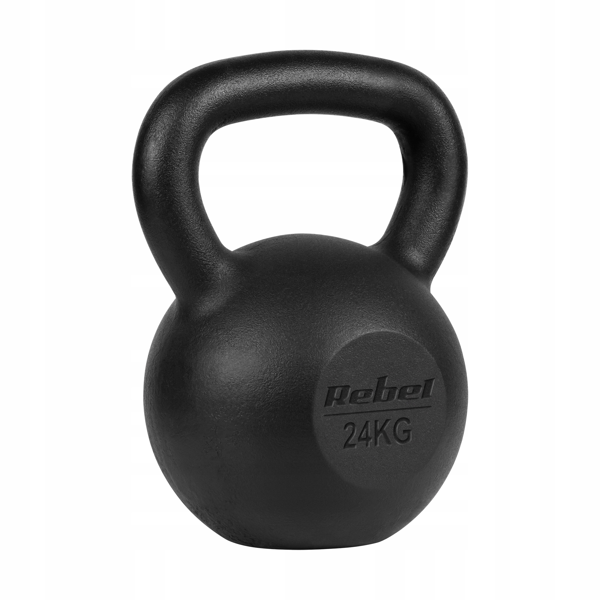 Kettlebell żeliwny 24kg kettle hantel obciążenie odważnik do ćwiczeń Rebel
