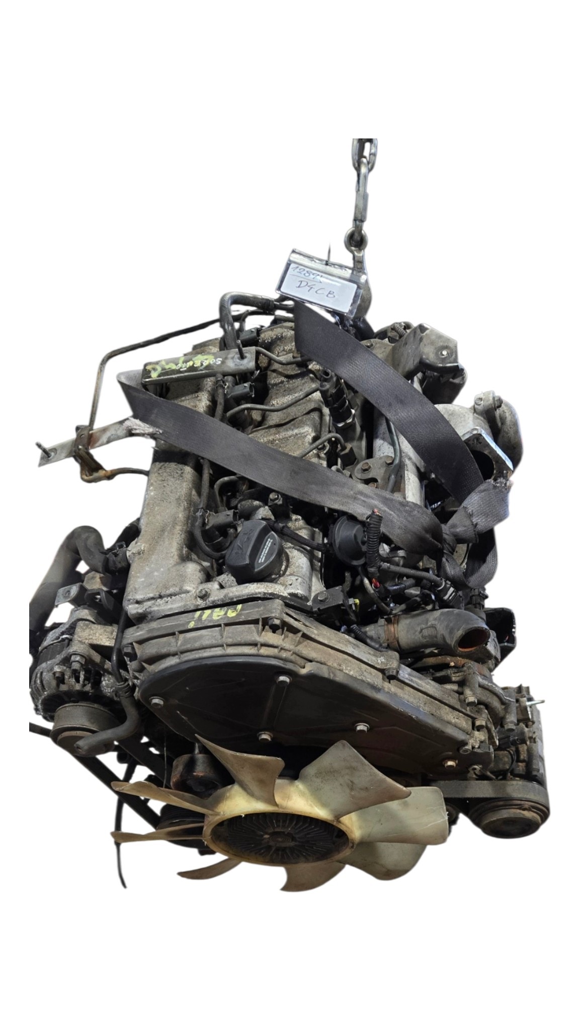 engine KIA SORENTO 2.5 CRDI D4CB 140KM 05R metallic cover