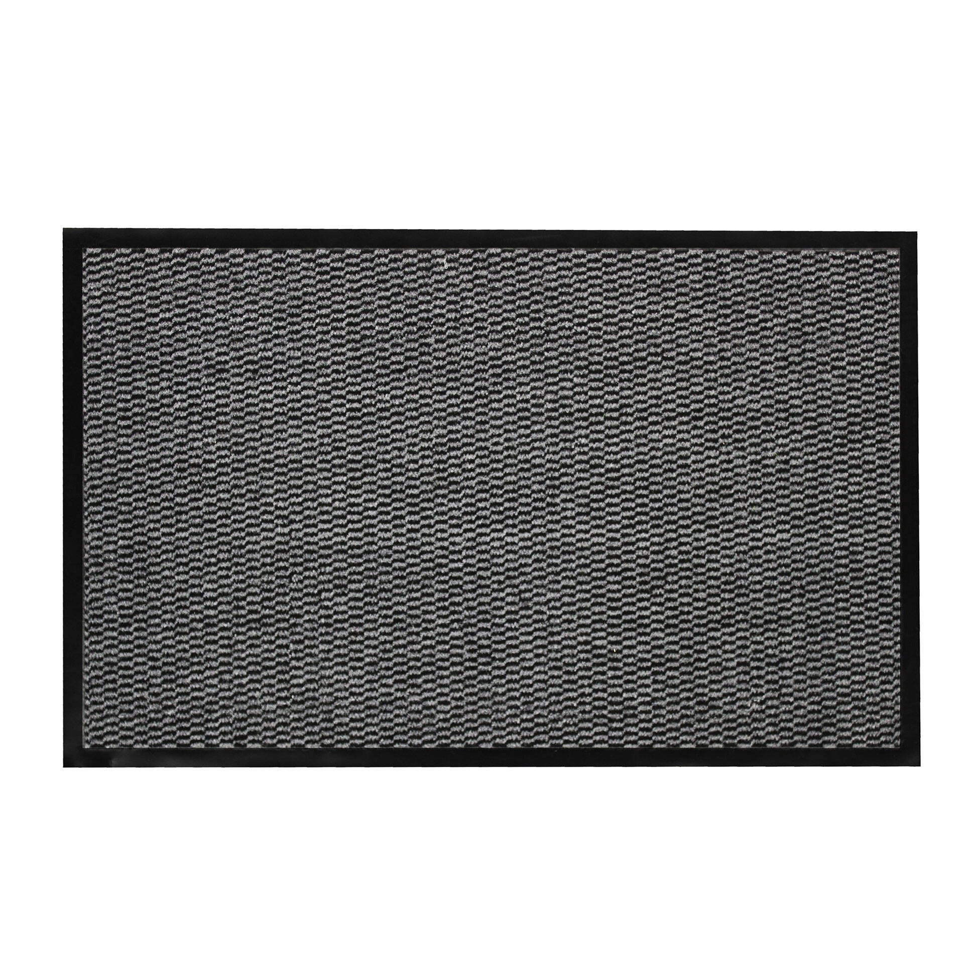 Podlahová Rohožka Pod Dveře Šedá Proti Prachu 50 X 80 CM Julius