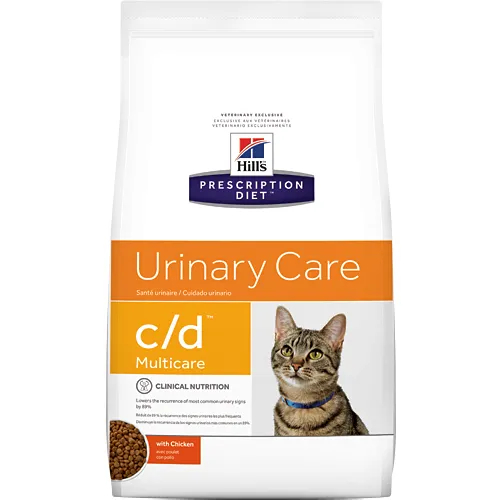 Levně Hill's Pd Prescription Diet Feline c/d Multicare Kuře 1,5 kg