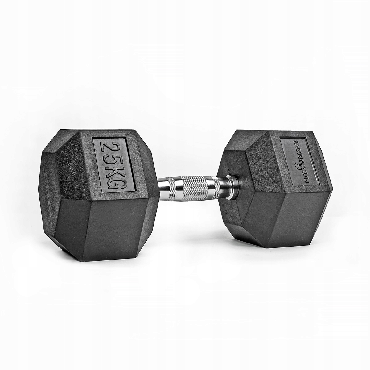 Hantla Hex 25kg ciężarek ogumowany — 3