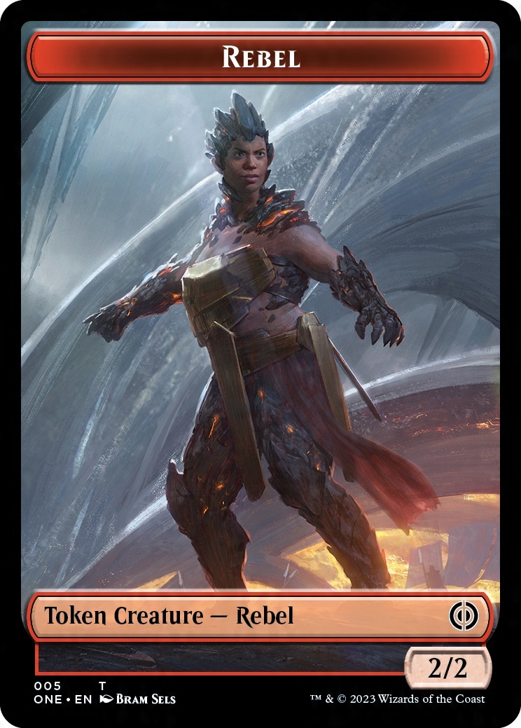 

Mtg 5x Rebel Token