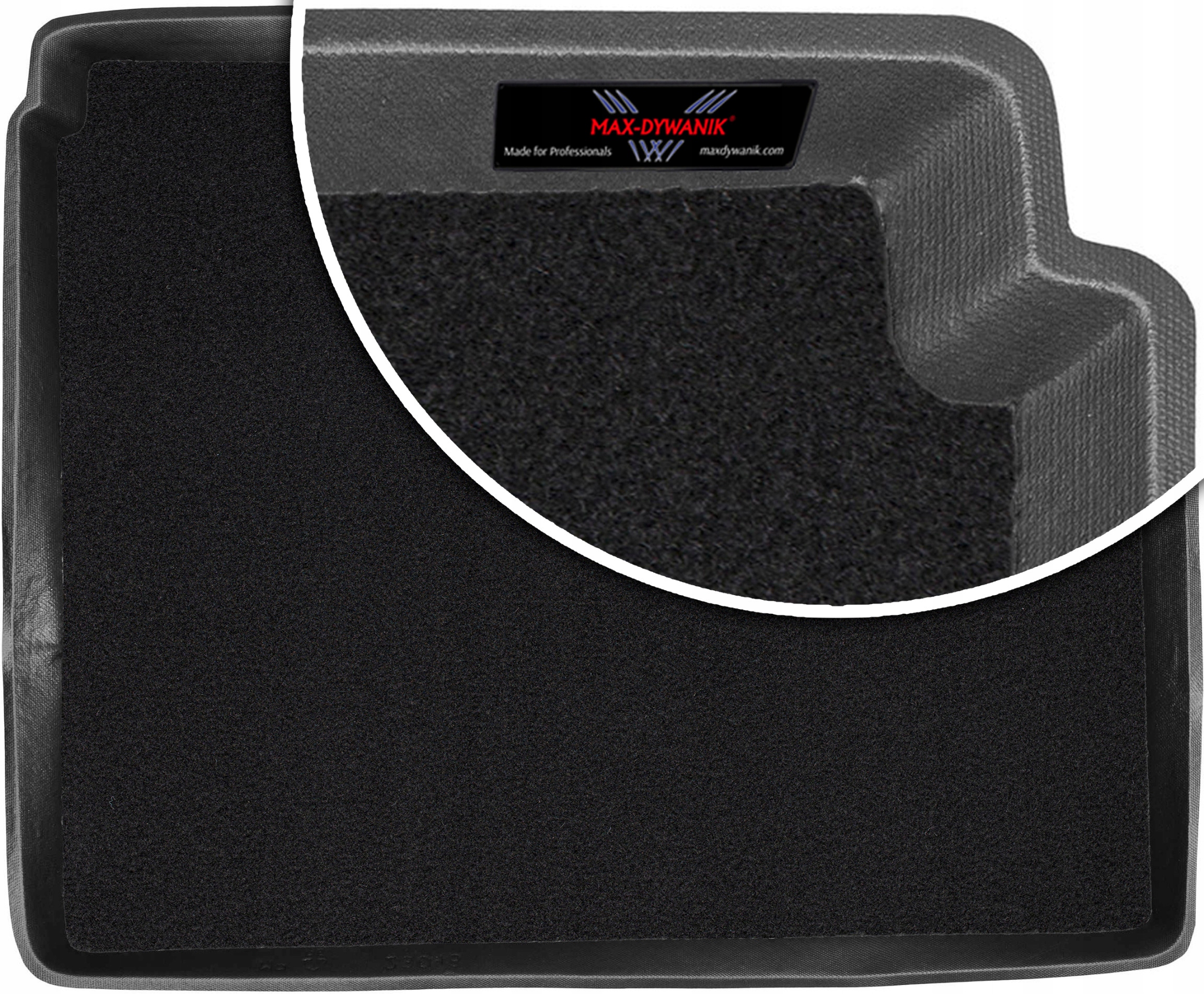 Opel Zafira C Tourer Minivan 2012-2019 Koberec do zavazadlového prostoru s velurovou podložkou