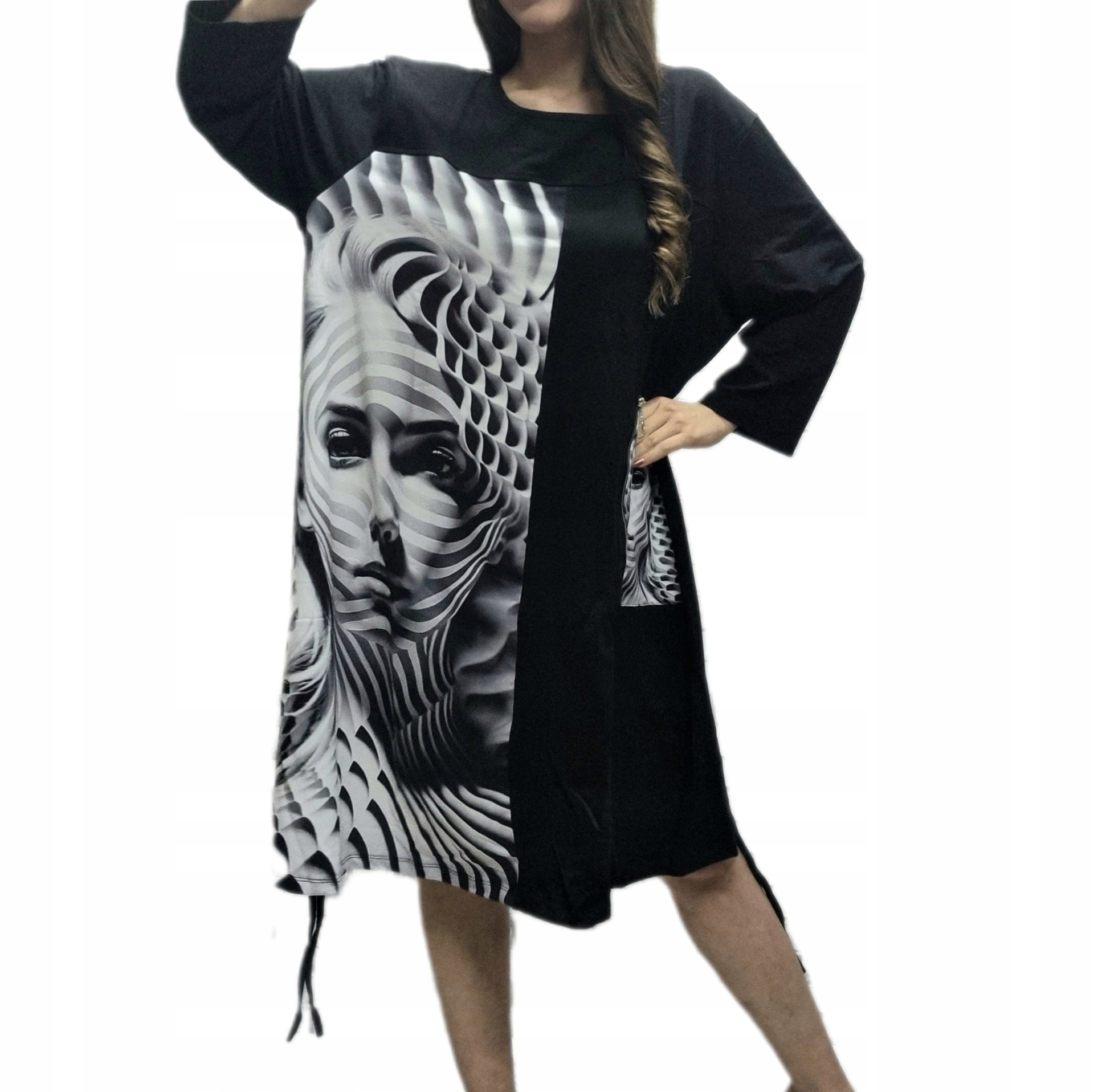 Černá Šaty od firmy Wawa 5XL 50 52 Plus Size, Velké Velikosti