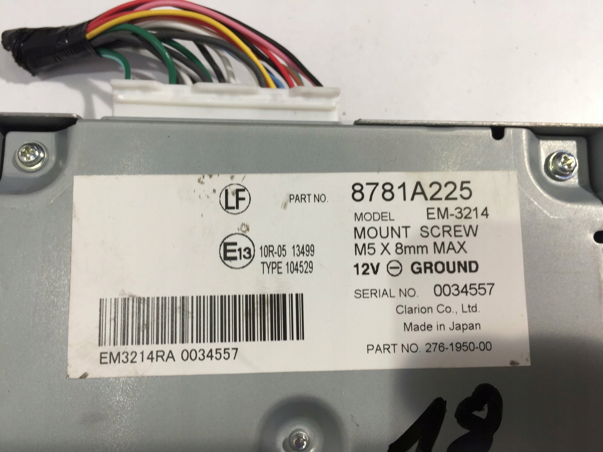 MITSUBISHI ECLIPSE CROSS 2019 MODUL STERUJACY Part number 8781A225