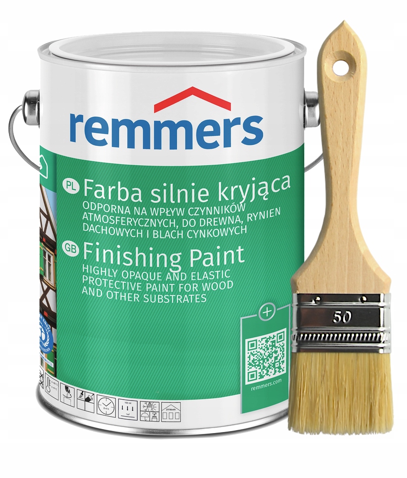 Remers Maľovanie pokrývajúce na ihrisku, Chaty Farba 5L