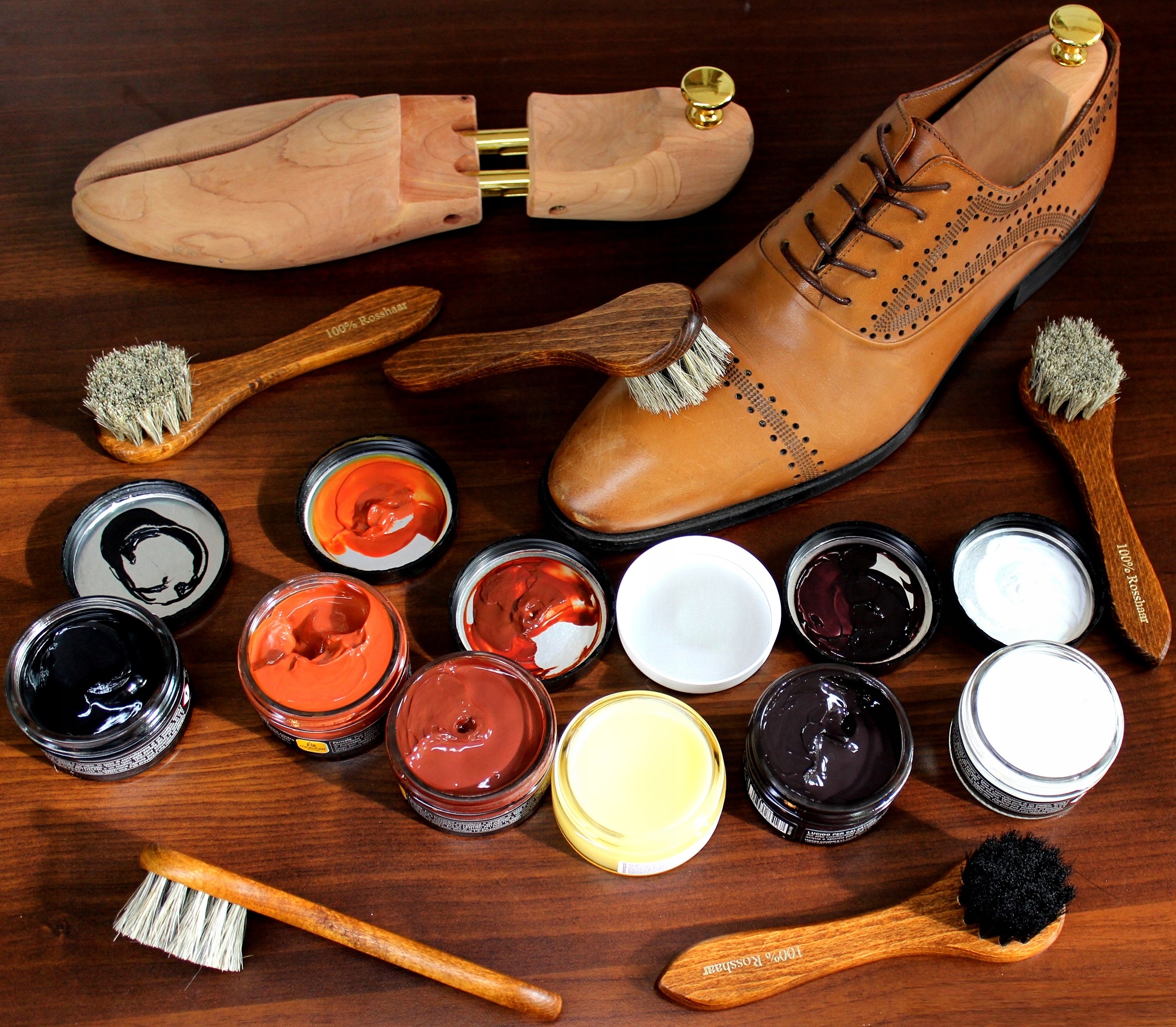 PASTA KREMOWA DO BUTÓW WOSKOWA KREM BRĄZ KONIAK Marka inna