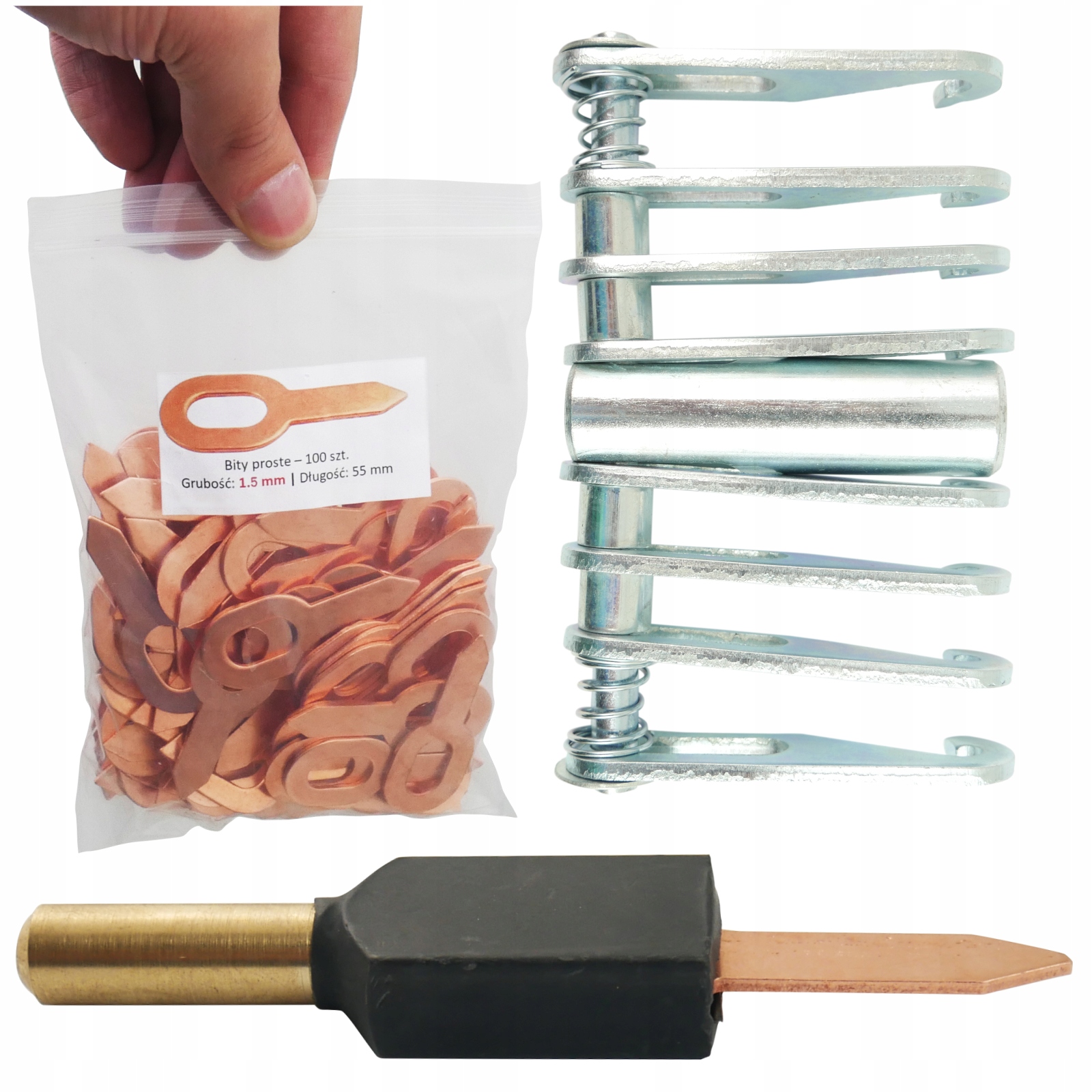 Akcesoria zgrzewarki SPOTTER SZPON 8h 4mm ELEKTRODA do bitów BITY PROSTE