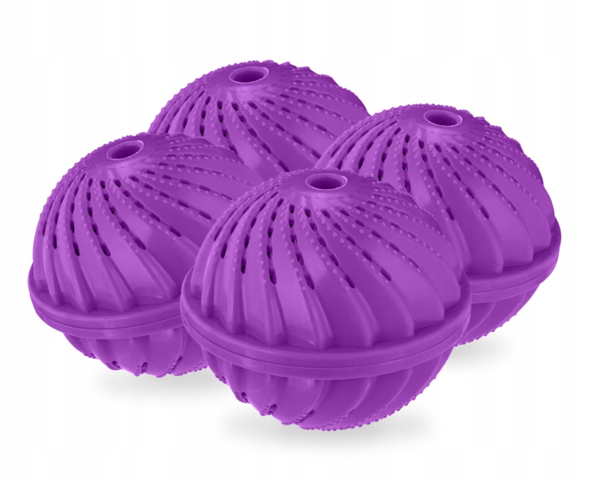 Levně Fialové koule na prádlo, sada ks kusů