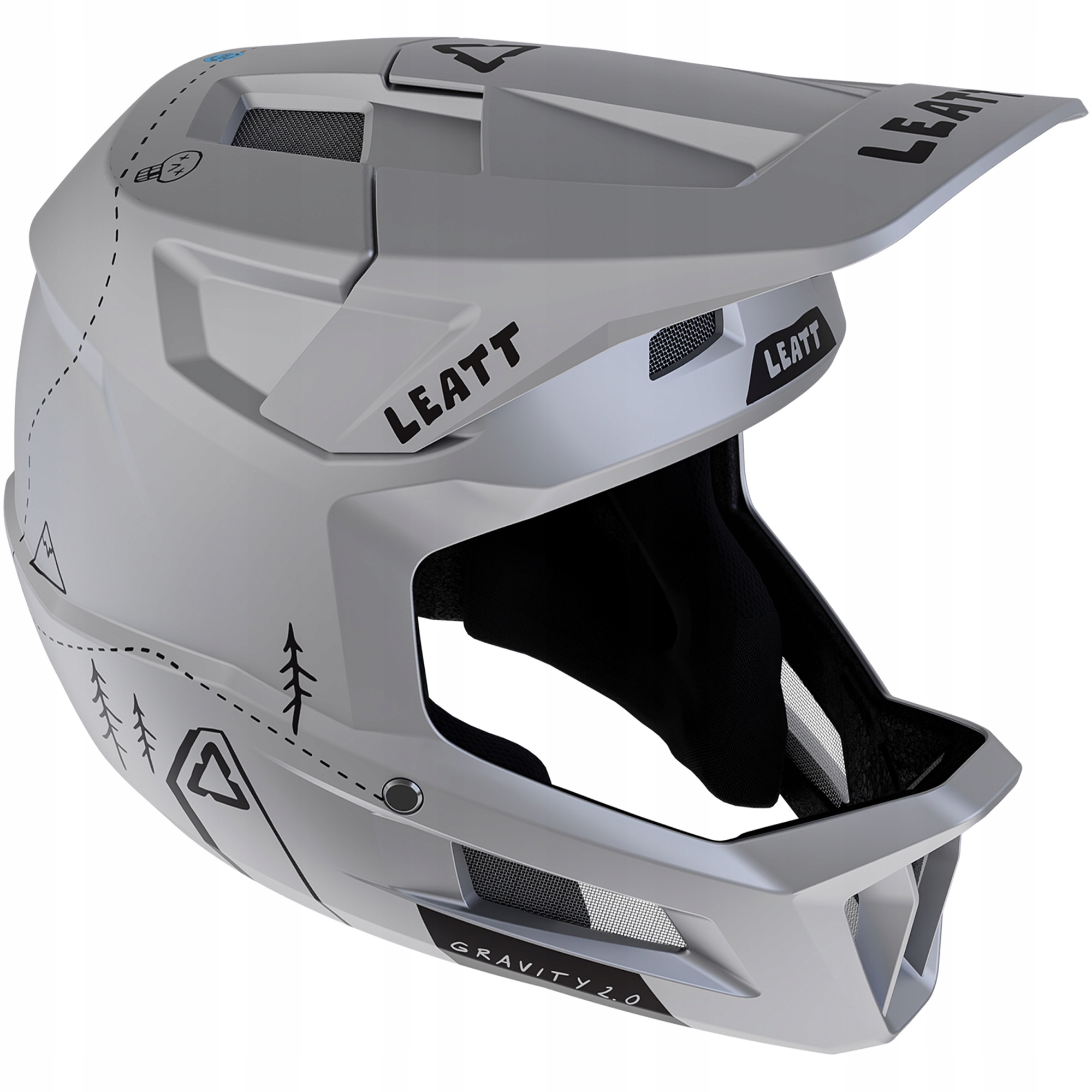 Kask rowerowy full face Leatt Helmet Mtb Gravity 2.0 V26 rozmiar Xs