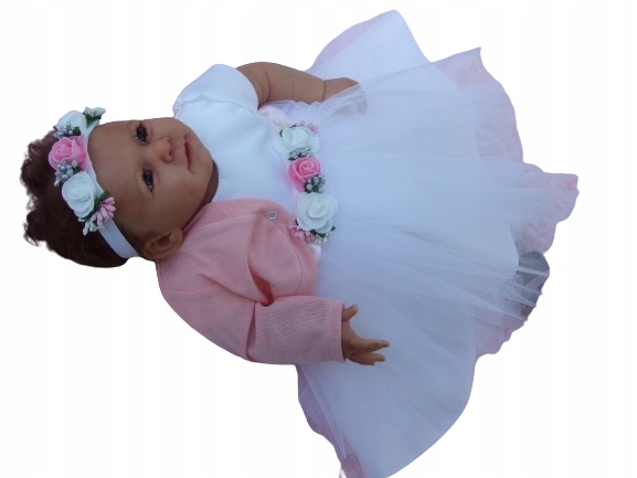 Modna Sukieneczka do chrztu *HIT LATA* 80r