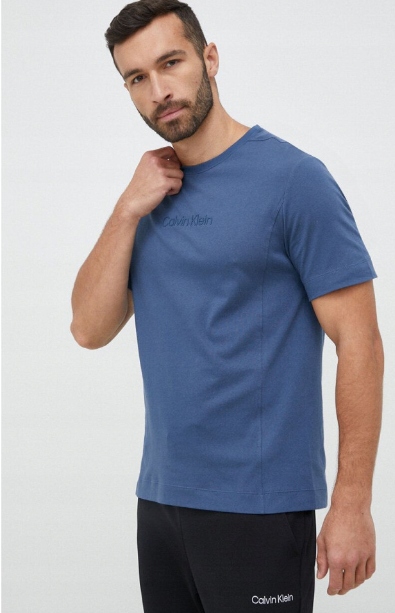 Calvin klein Performance Ss T-Shirt męski 00GMS3K108 crayon blue r. M