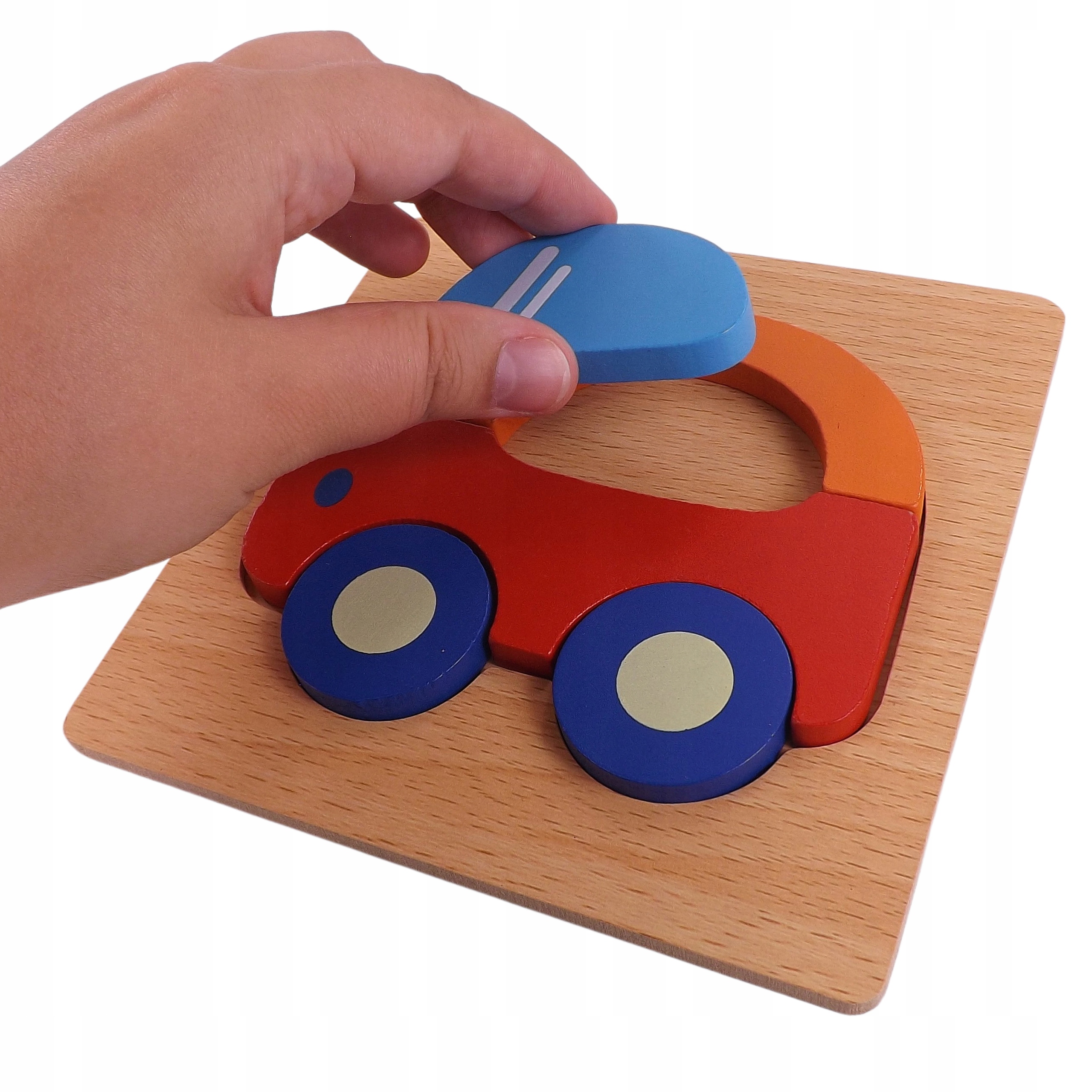 Puzzle drewniane edukacyjne klocki dla dzieci 15A EAN 5907508464745