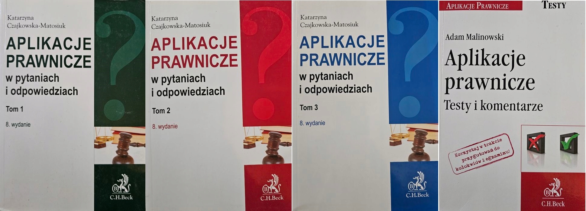 Aplikacje Prawnicze W Pytaniach I Odpowiedziach 1-4 Testy Czajkowska