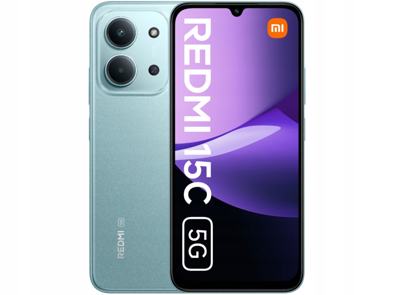 Smartfon Xiaomi Redmi 15C 5G 4/256GB 6.9" 120Hz Zielony