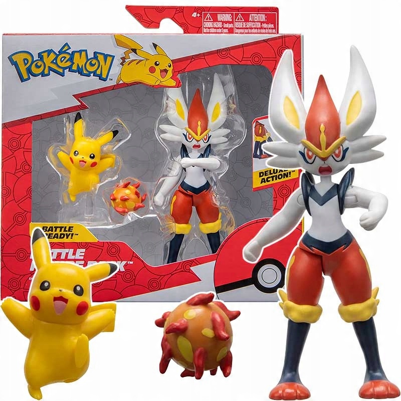 

Pokemon Zestaw Figurek 2PAK Cinderace i Pikachu