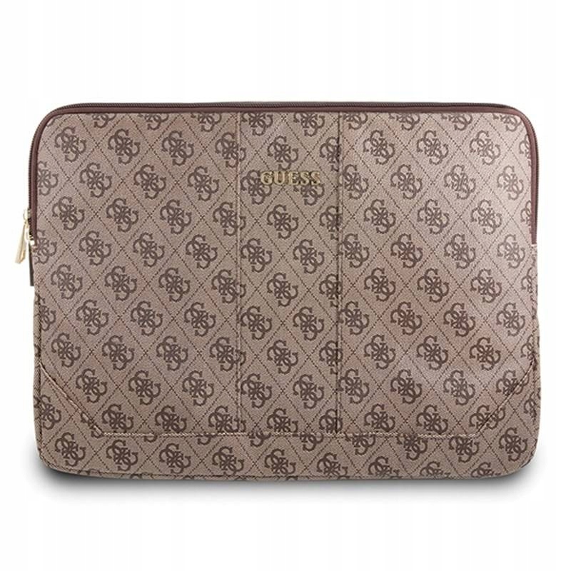 Pouzdro na notebook 13" Guess 4G Uptown Computer Sleeve hnědé