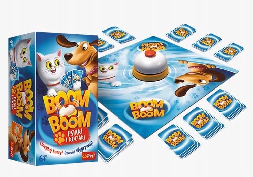 

Dynamiczna Gra Rodzinna Boom Boom Psiaki I Kociaki