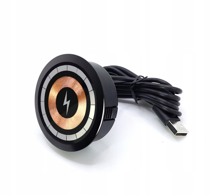 Ładowarka indukcyjna magnetyczna chowana wpuszczana w blat 15W T34