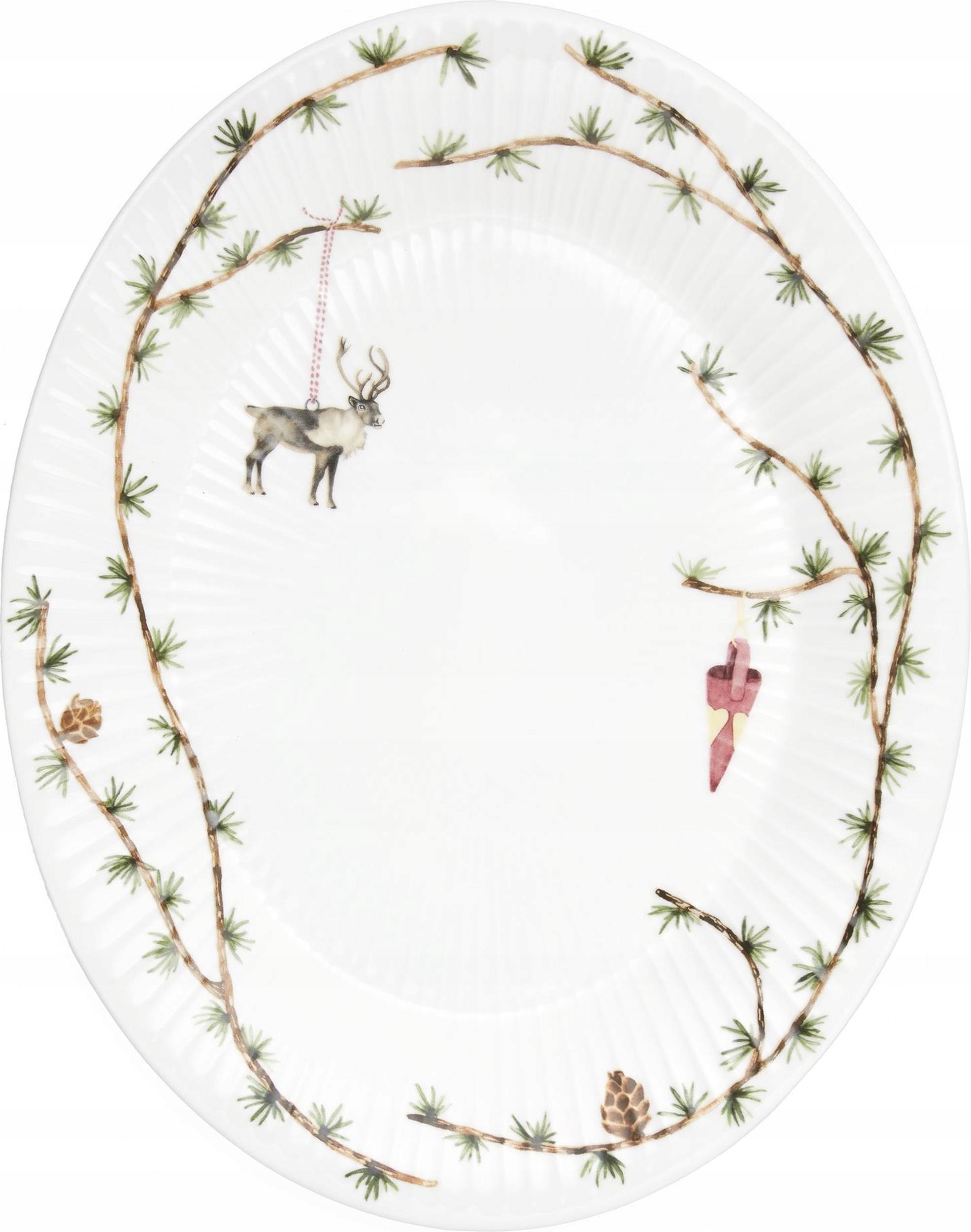 Kähler Hammershøi Christmas Vianočná miska 34 cm Oválna