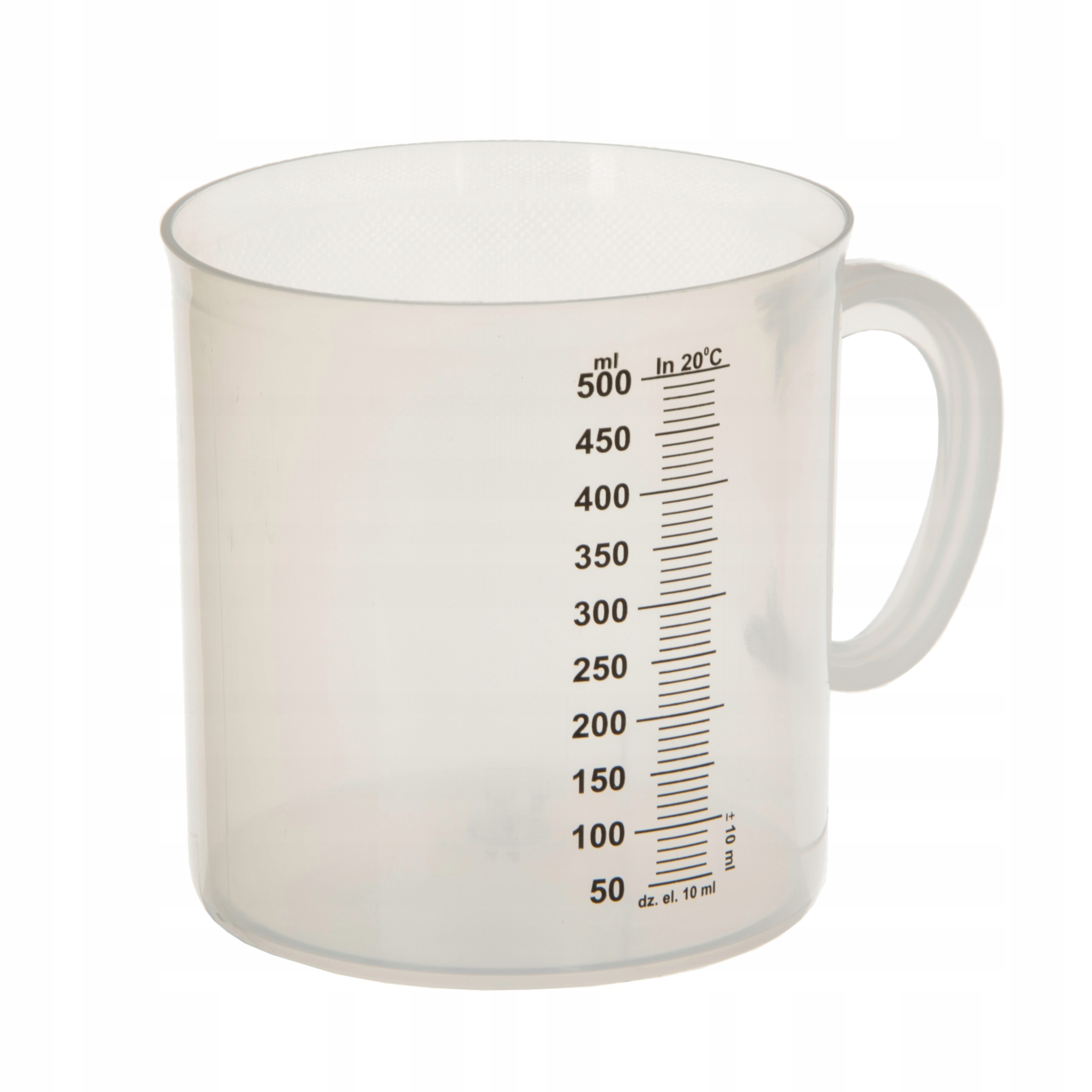 Naczynie pomiarowe miarka kubek z uchwytem 500ml