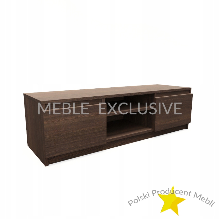

Szafka Stolik Rtv 120 Modna Wenge Płyta 18 mm