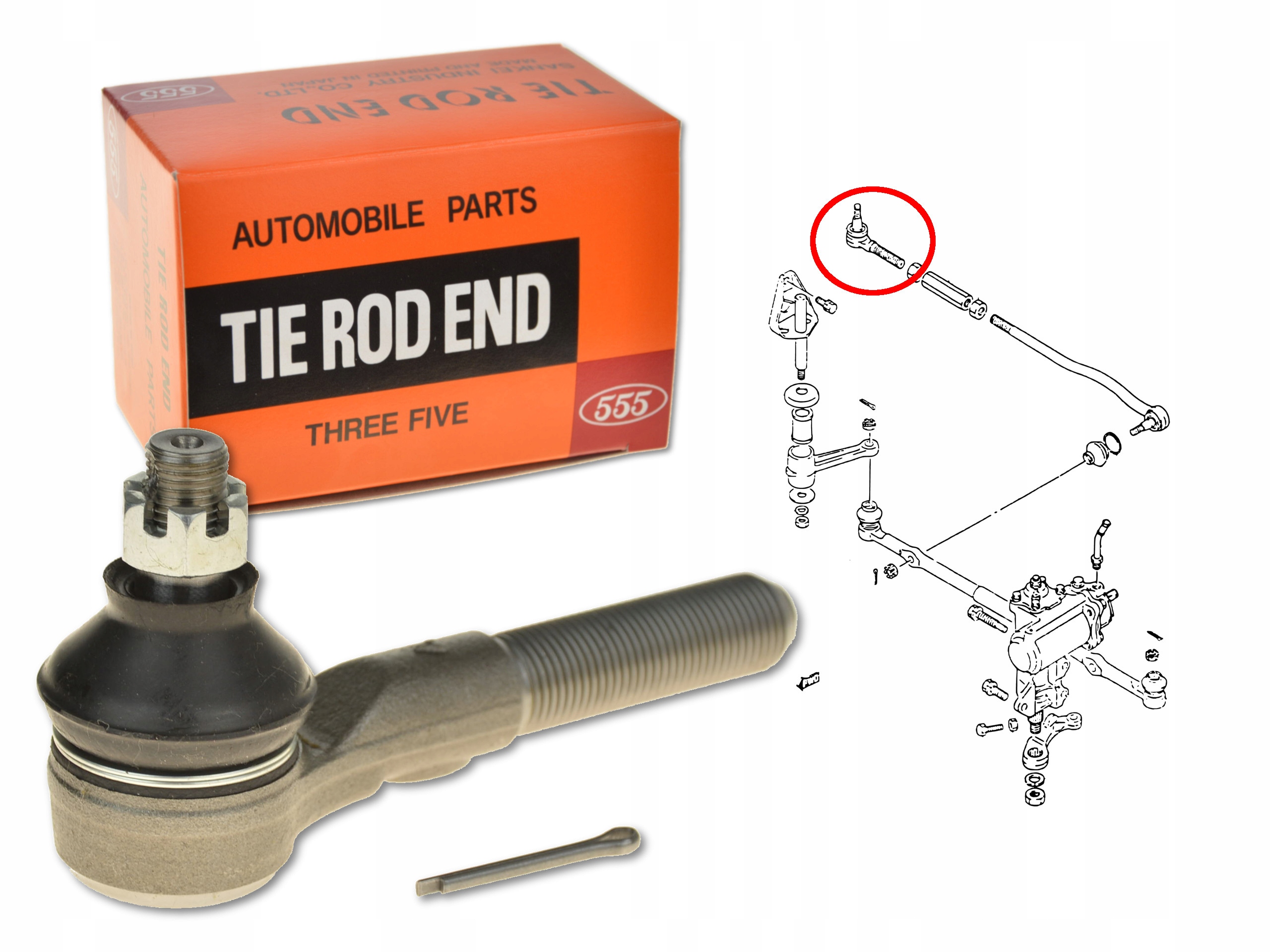 

Suzuki Vitara 89-02 Końcówka Drążka Kierowniczego