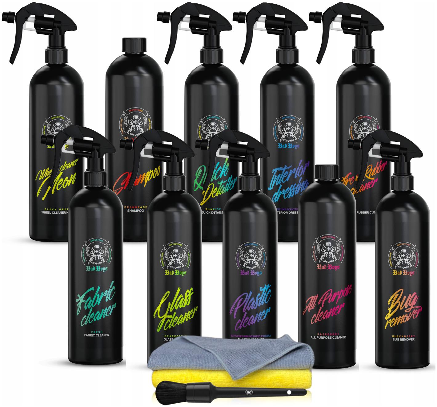 RR Customs RRC Bad Boys Mega Zestaw Kosmetyków Do Auta Detailing Prezent