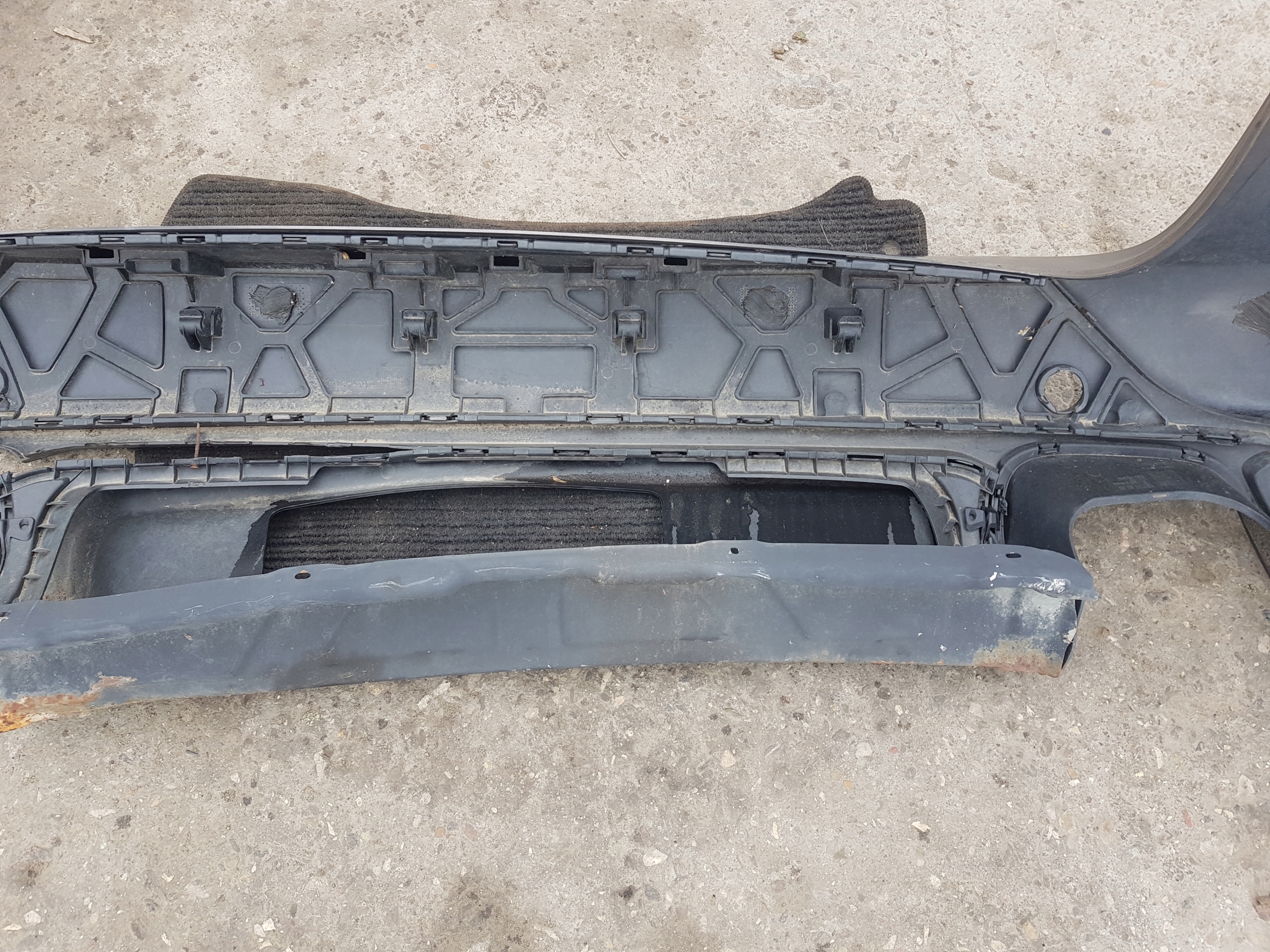 bumper rear part rear PORSCHE CAYENNE S 7P 7P5