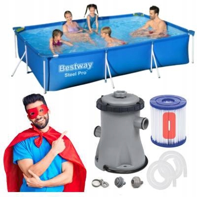 

Basen Ogrodowy Stelażowy Prostokątny 300x200 Basen