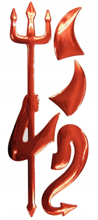 

Naklejka Diabeł Diabełek Chrom Czerwona Auto Tunin