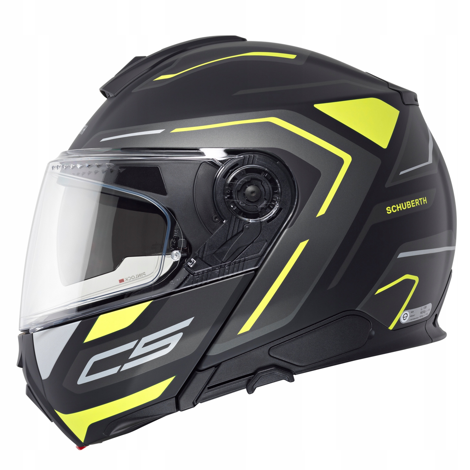 Motocyklová prilba Schuberth C5 Omega Yellow S