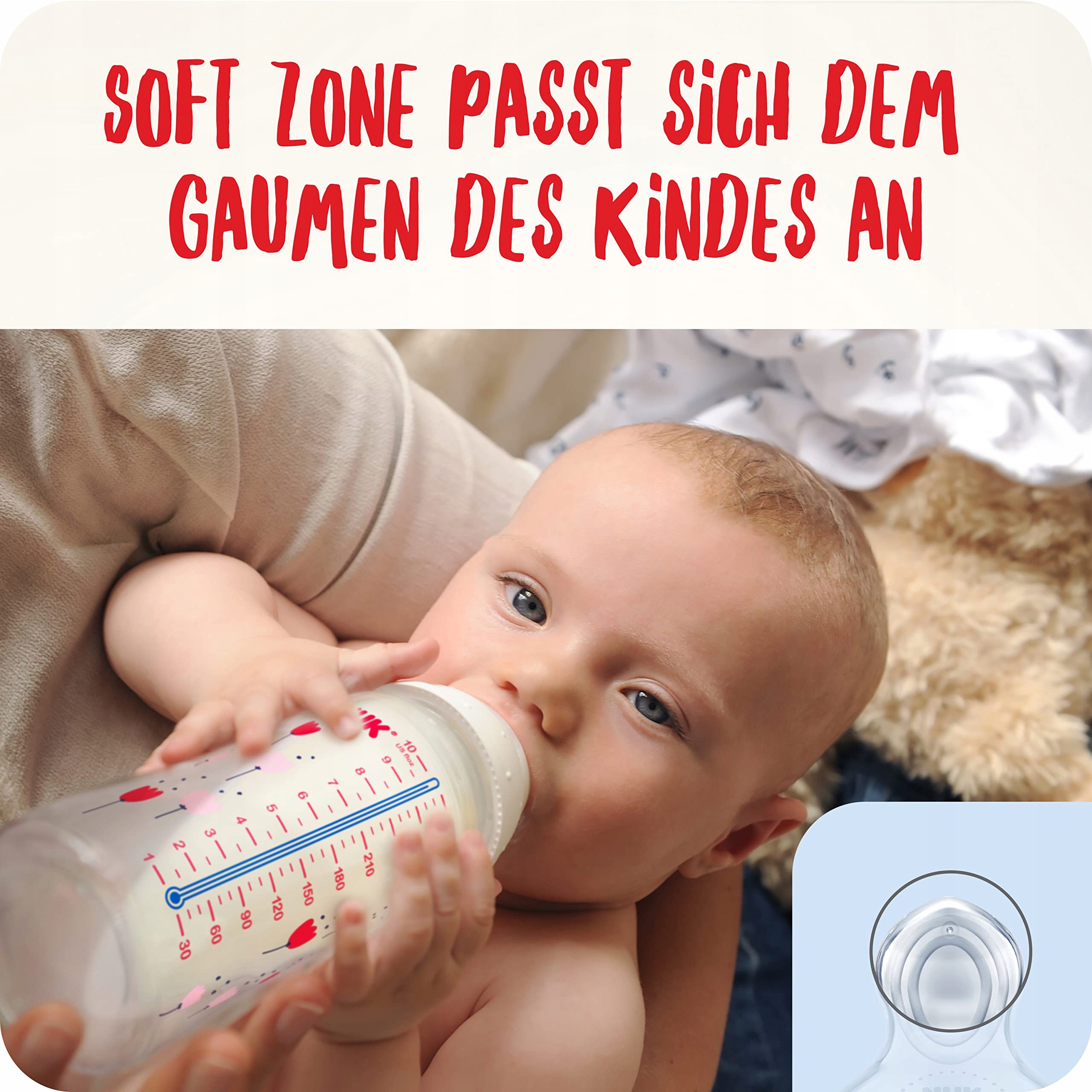 NUK Zestaw Butelki Dla Niemowląt 0-6 Miesięcy 10 Elementów BPA Free — miniatura 5