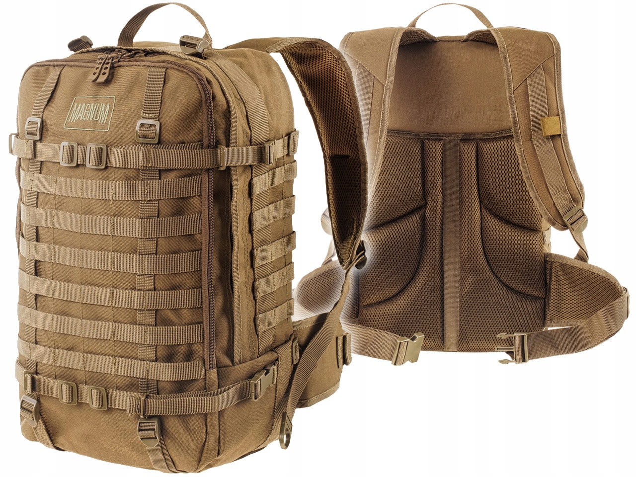 Batoh Vojenský taktický vojenský Magnum Taiga 45L Turistický Coyote