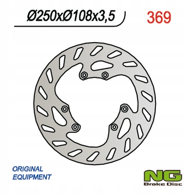 Ng Predná Brzdová Kotúčka Hm 50 Cre Baja/six '01-'06 (priemer 250 MM)250x108x3,5