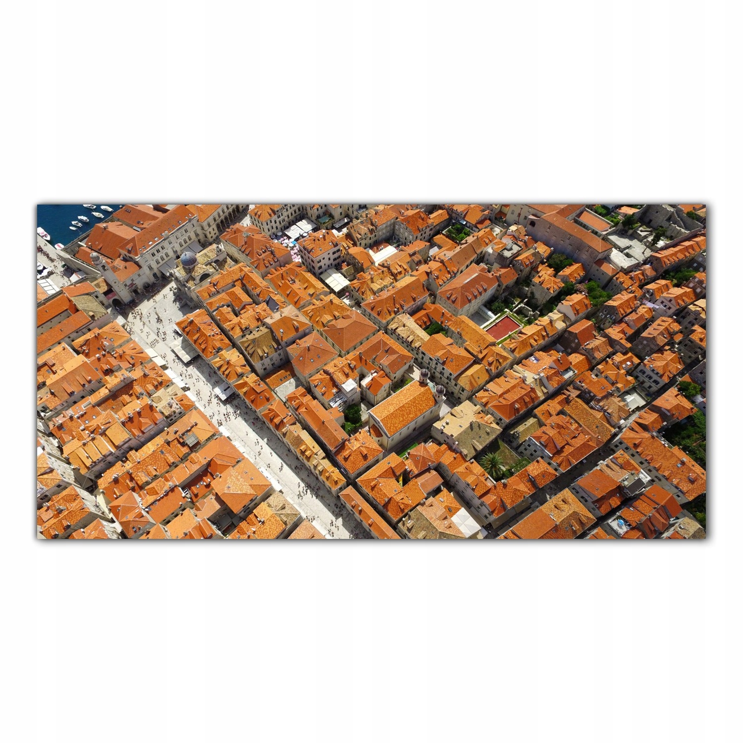 Dubrovník Město 100x50 Tvrzené skleněné panely