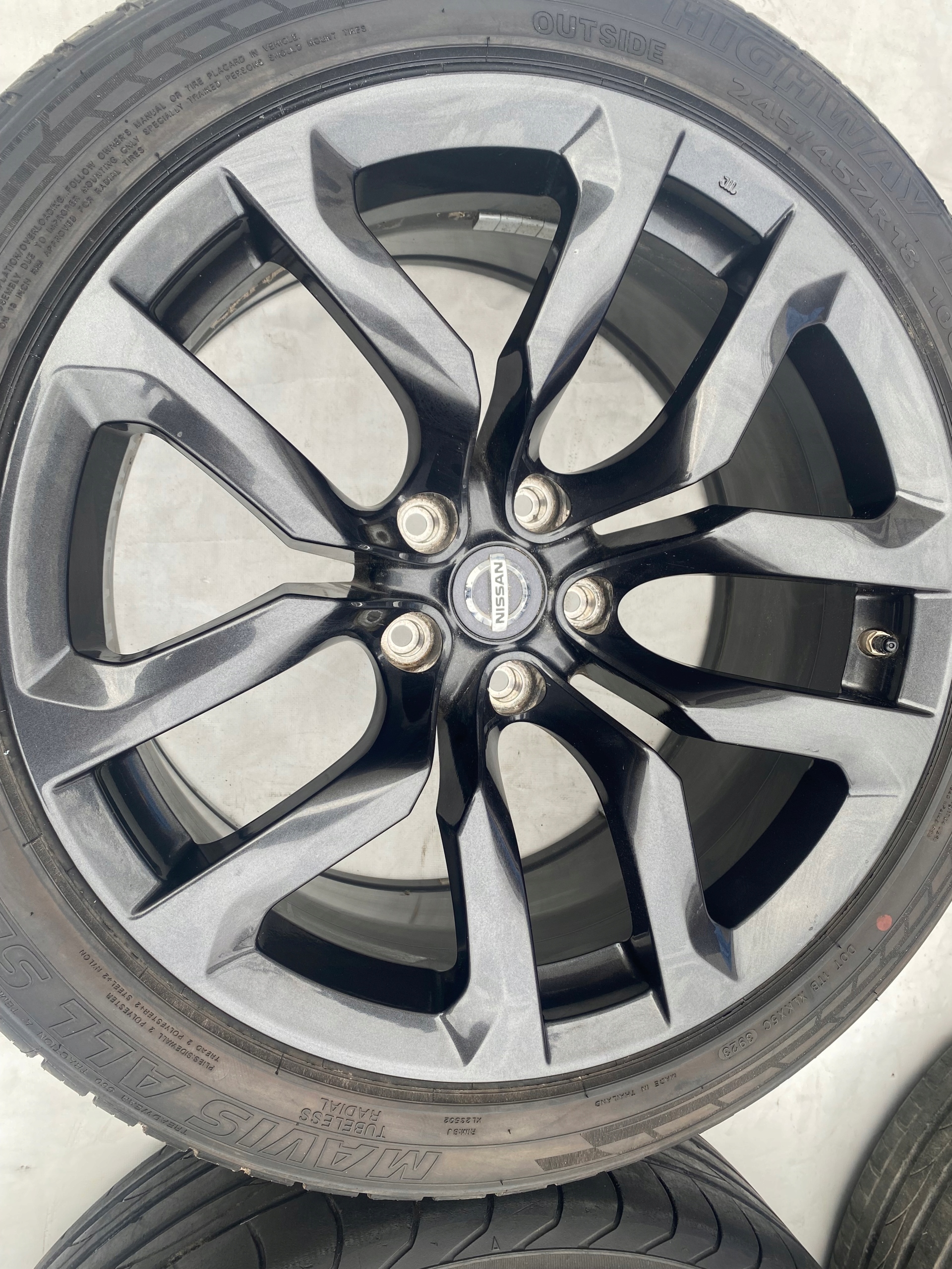 KPL wheels discs aluminium 18" disc NISSAN 370z OE